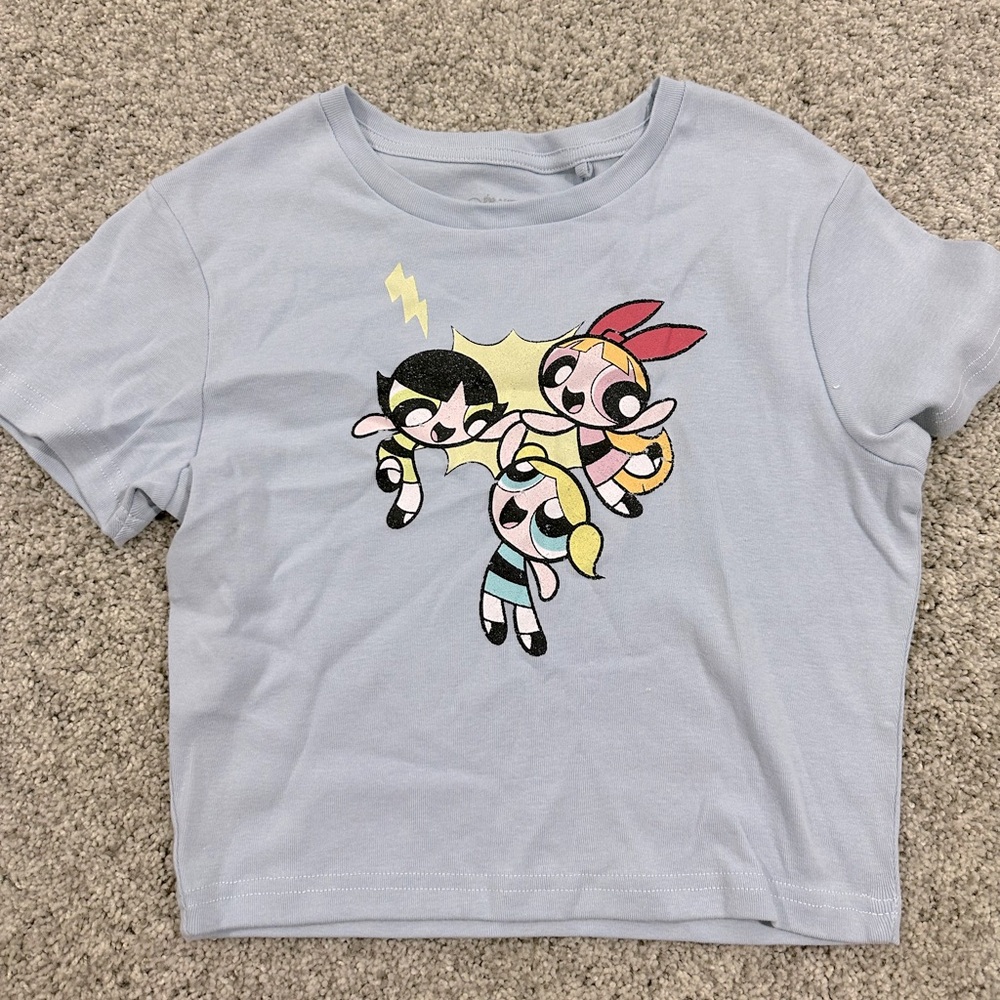 Power Puff girls Baby Tee SZ Large